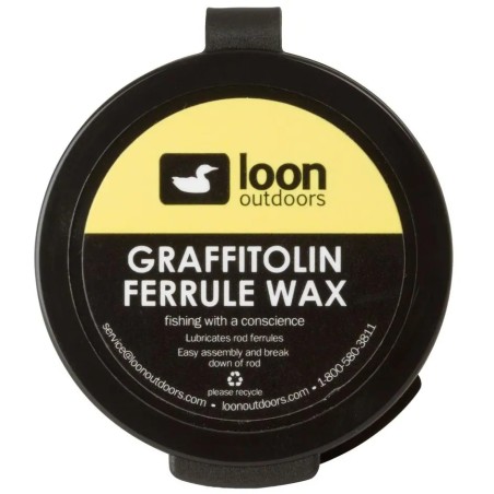 Graffitolin Ferrule Wax Loon Outdoors - Mantenimiento de Empuñaduras de Cañas