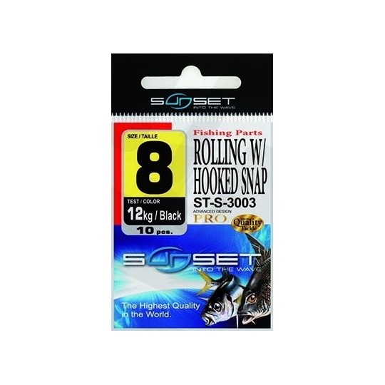 Émerillon Agrafe Sunset Rolling W/ Hooked Snap ST-S-3003