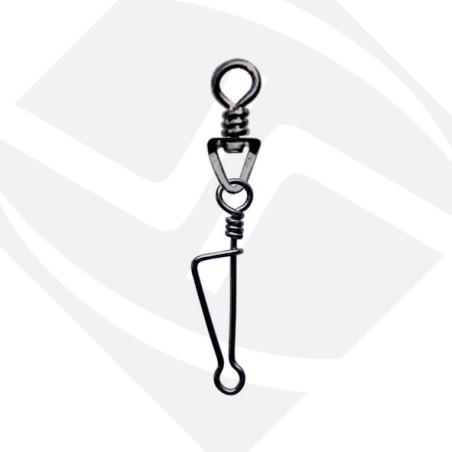 Emerillon Agrafe Sunset Dreieck Swivel W/ Italienischer Snap