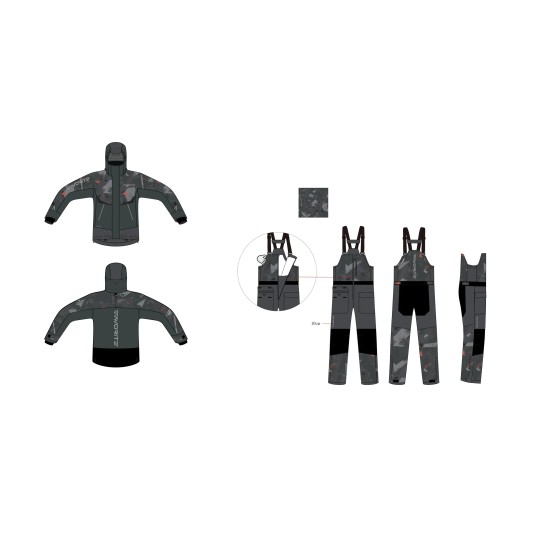 Totem Suit – Traje de agua de pesca impermeable Oxford 500D