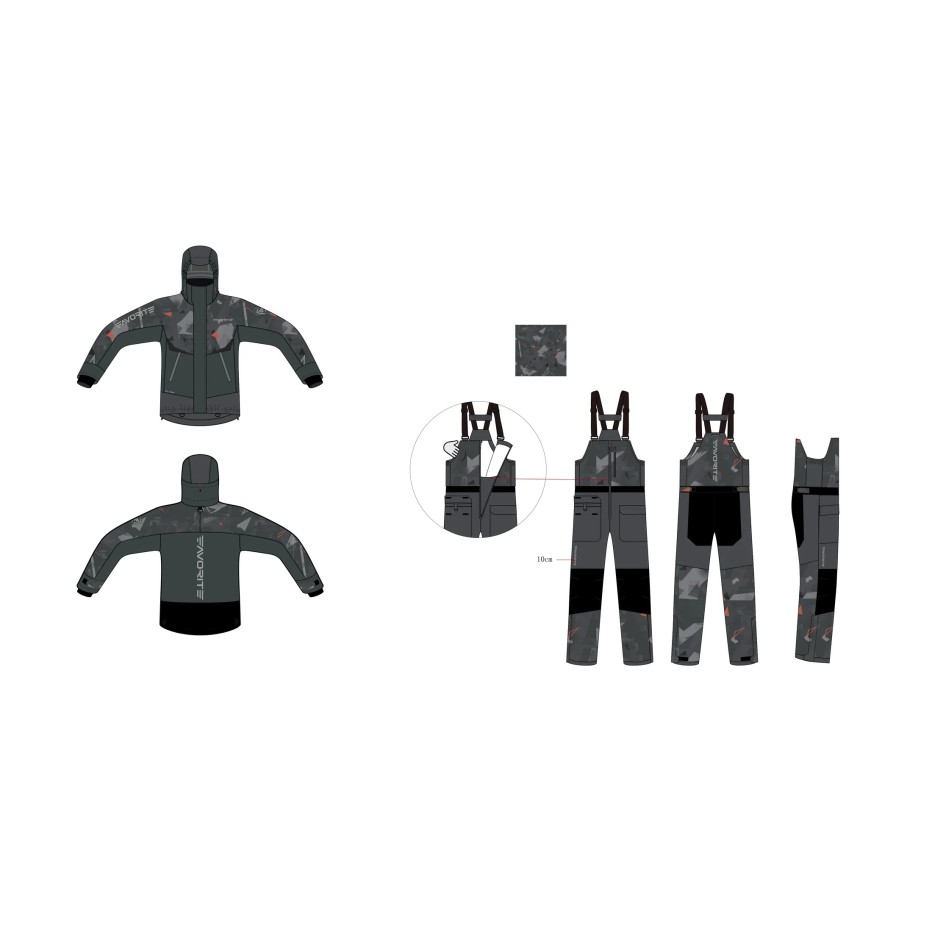 Totem Suit – Combinaison de pêche imperméable Oxford 500D