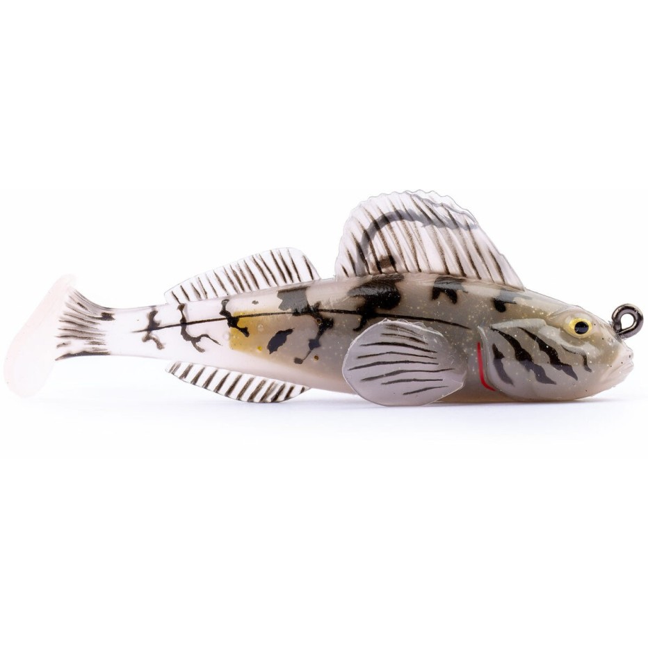 Soft Bait Live Target Goby Paddle Tail Rigged 7cm