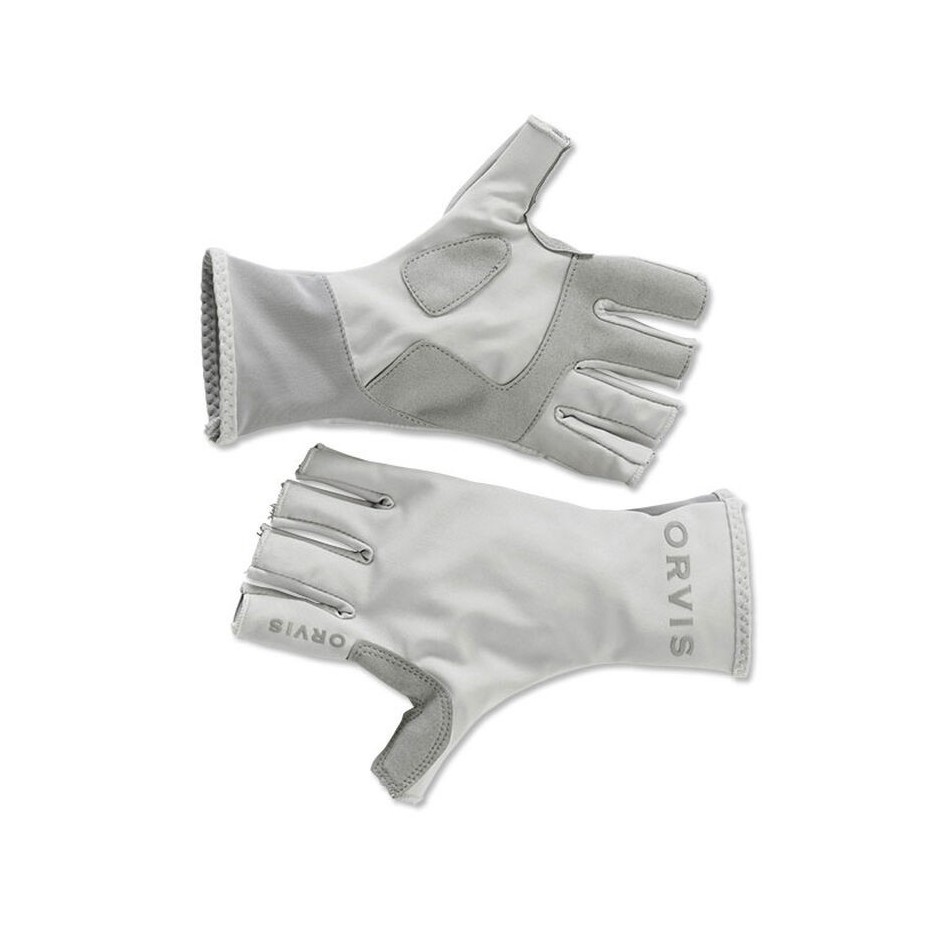 Guantes Orvis Sunglove Lt Grey | Protección UPF 50+