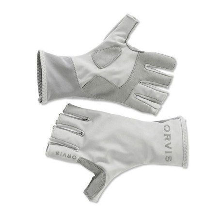Guantes Orvis Sunglove Lt Grey | Protección UPF 50+