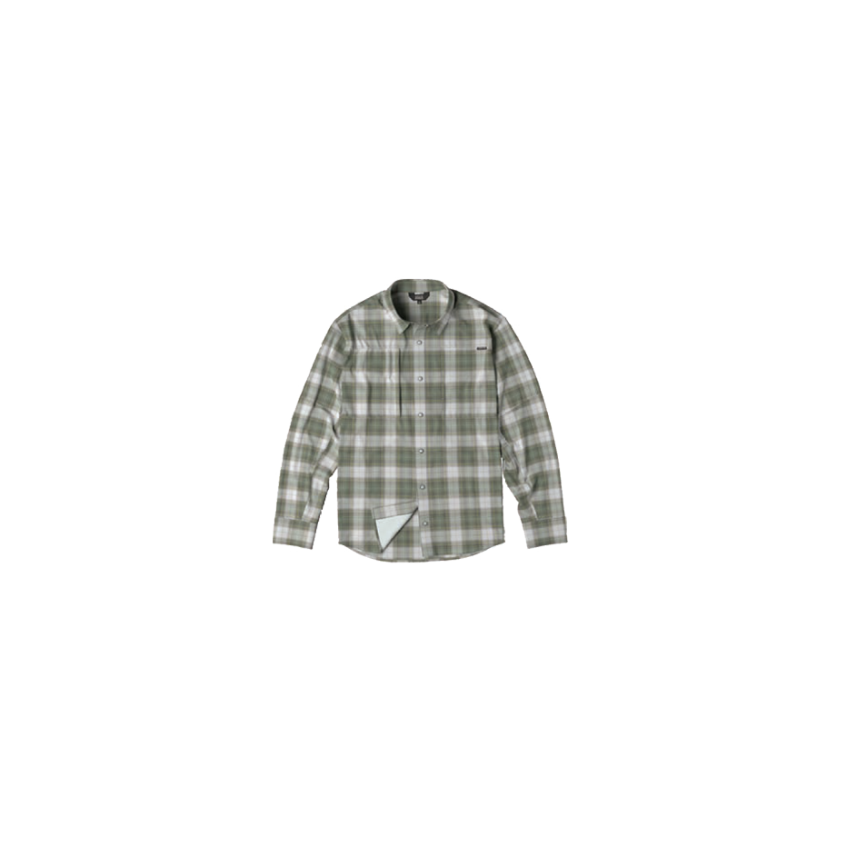 Orvis Pro Stretch LS Shirt UPF50 - Green / White