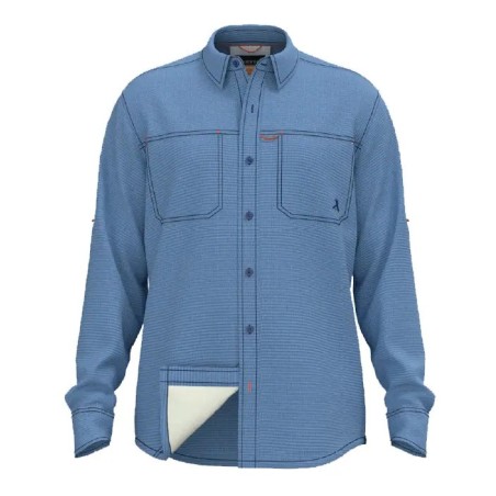 Orvis Open Air Caster Hemd UPF30 - Blau