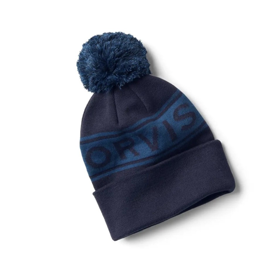 Orvis Logo Pom Beanie - warm and stylish