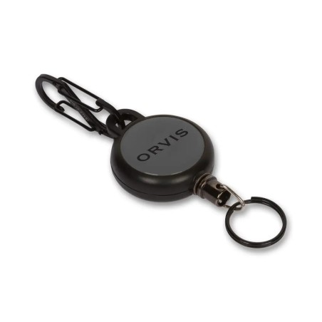 Orvis Flow Zinger Negro - Botón de servicio con mosquetón