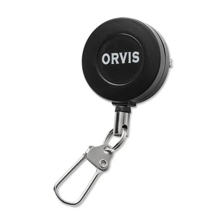 Orvis Zinger service button with steel cable