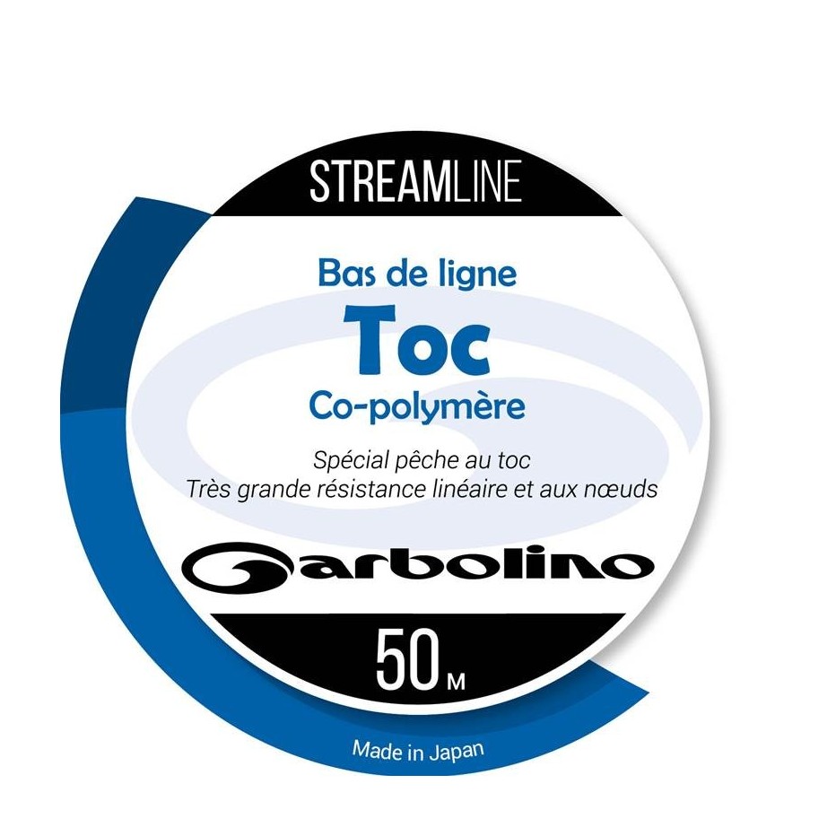 Garbolino Streamline Mono BL 50m - Starkes Nylon Vorfach