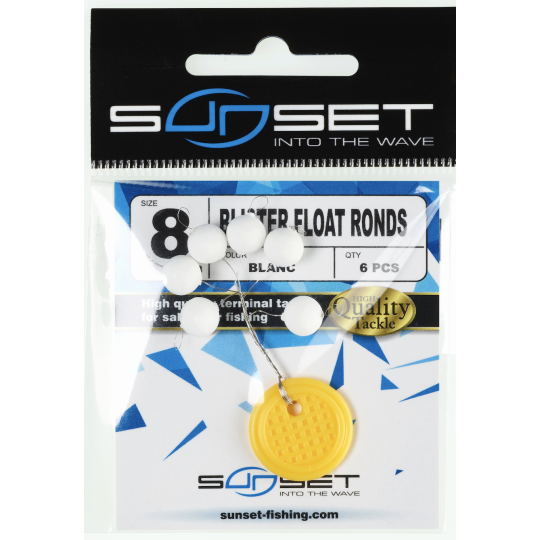Blister Float Ronds Sunset | Montage Surfcasting attractif