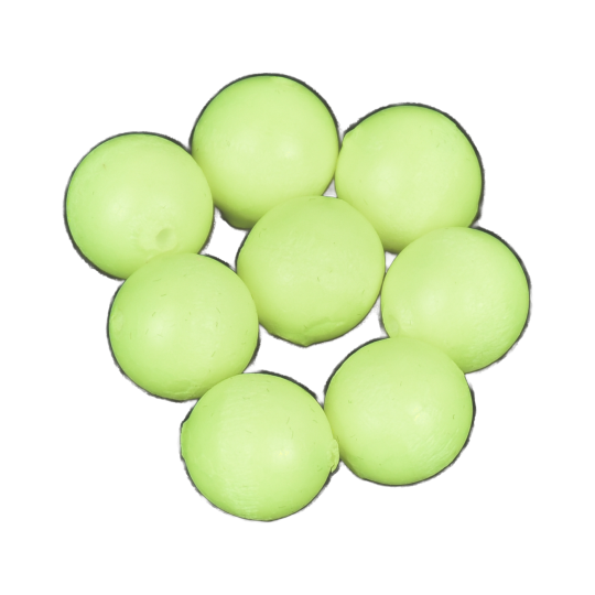 Perlas flotantes redondas Sunset para surfcasting