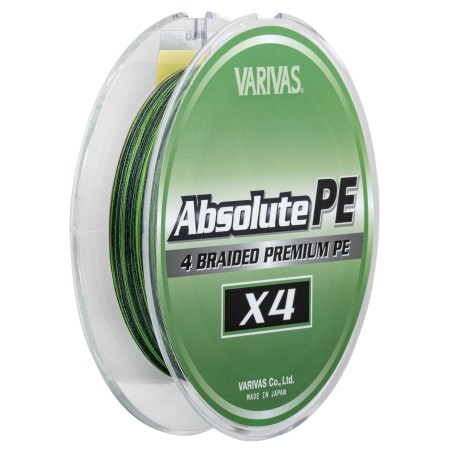 Tresse Varivas Absolute PE X4 – Pêche Finesse BFS & Carolina Rig