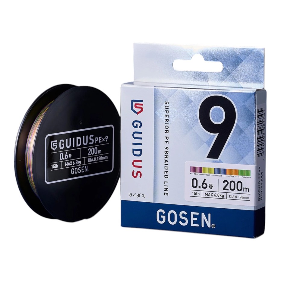 Braid Gosen Guidus X9 - PE 9 Strands - Japanese Manufacturing