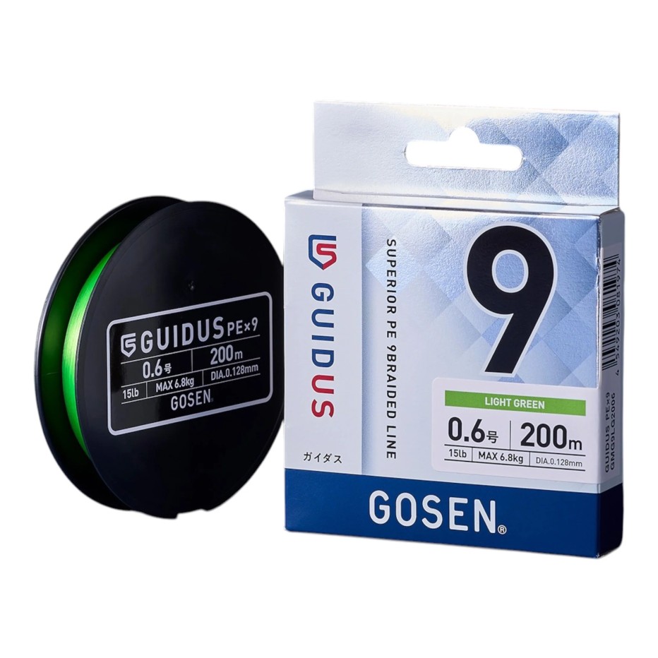 Braid Gosen Guidus X9 - PE 9 Strands - Japanese Manufacturing