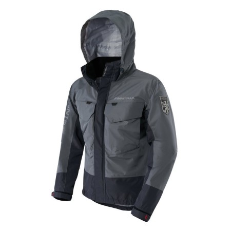 Finntrail Coaster Graue Regenjacke - Wasserdicht & Atmungsaktiv