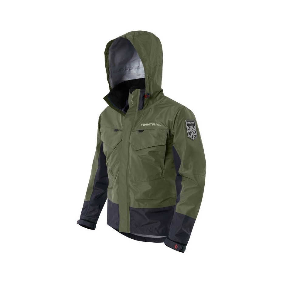 Chaqueta Impermeable Finntrail Coaster Khaki - Impermeable & Transpirable