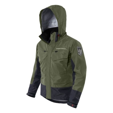 Veste Imperméable Finntrail Coaster Khaki - Étanche & Respirante