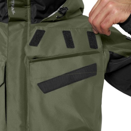 Chaqueta Impermeable Finntrail Coaster Khaki - Impermeable & Transpirable