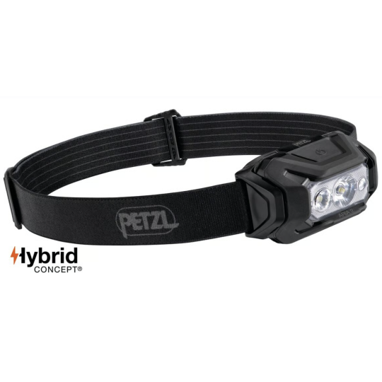 Lámpara frontal Petzl ARIA 2 - Pilas y compatible con batería recargable
