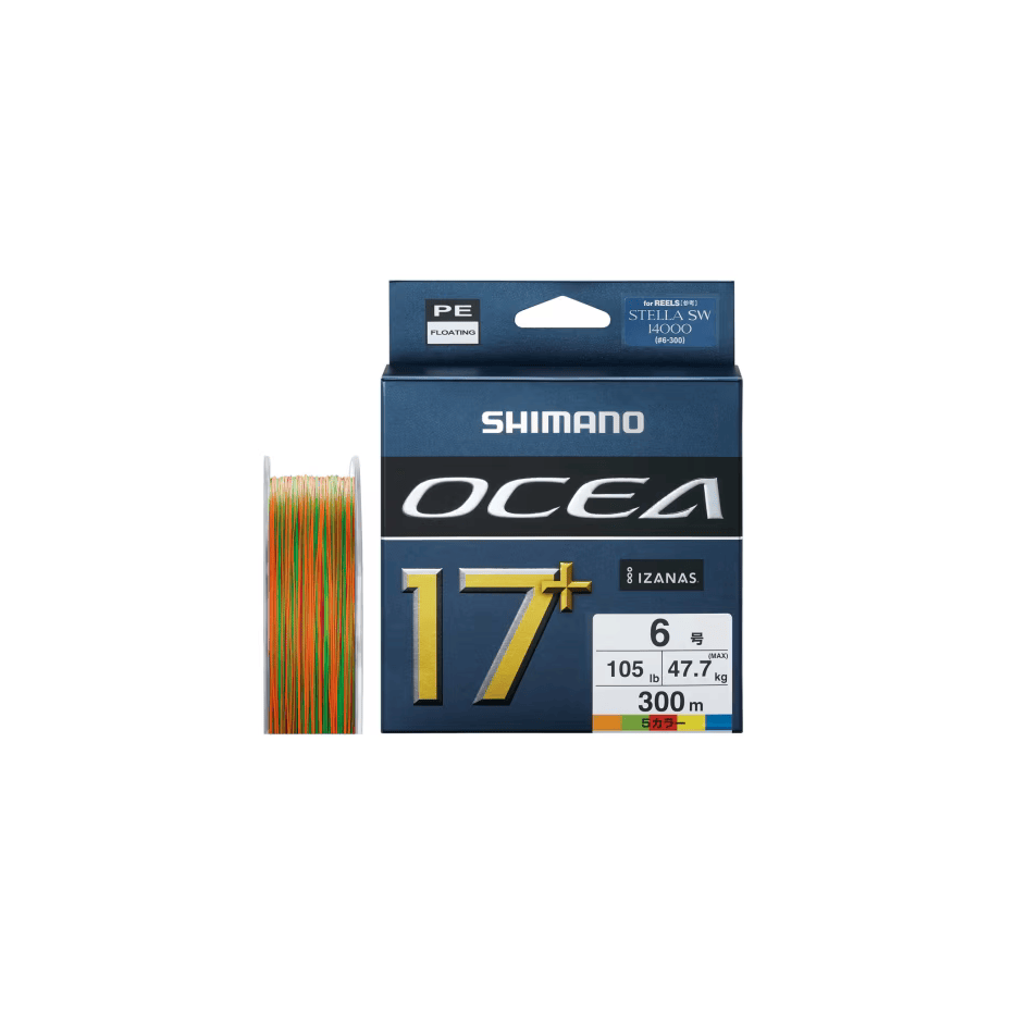 Hilo Trenzado Shimano Ocea 17+ | Hilo Trenzado PE 17 Hilos