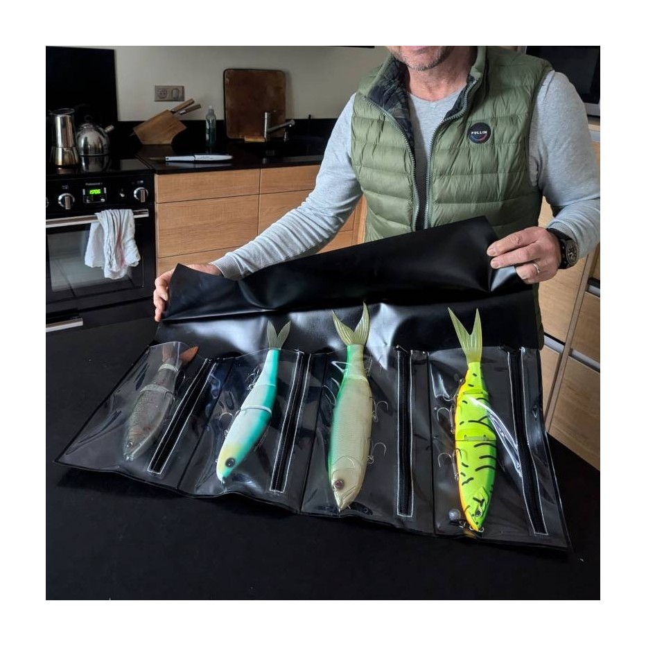 Pochette à Leurres HPA Lure Roll XL Bigbaits – 4 Emplacements