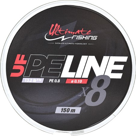 Tresse Ultimate Fishing  Pe Line X8 Grey 200m