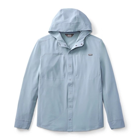 Orvis Pro Sun Stretch Hoodie UPF50+ Azul Peltre