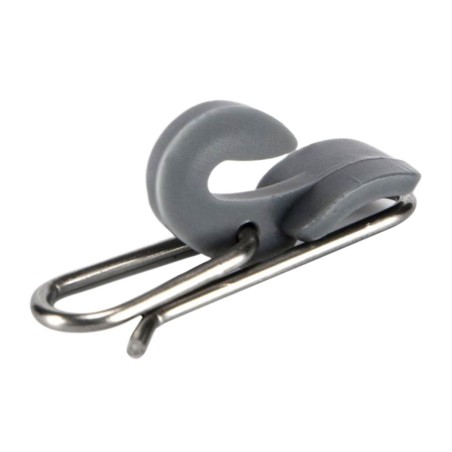 Sunset Impact Bait Clip Gris – Agrafe appâts Surfcasting x6