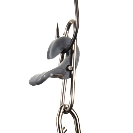 Sunset Impact Bait Clip Gris – Agrafe appâts Surfcasting x6