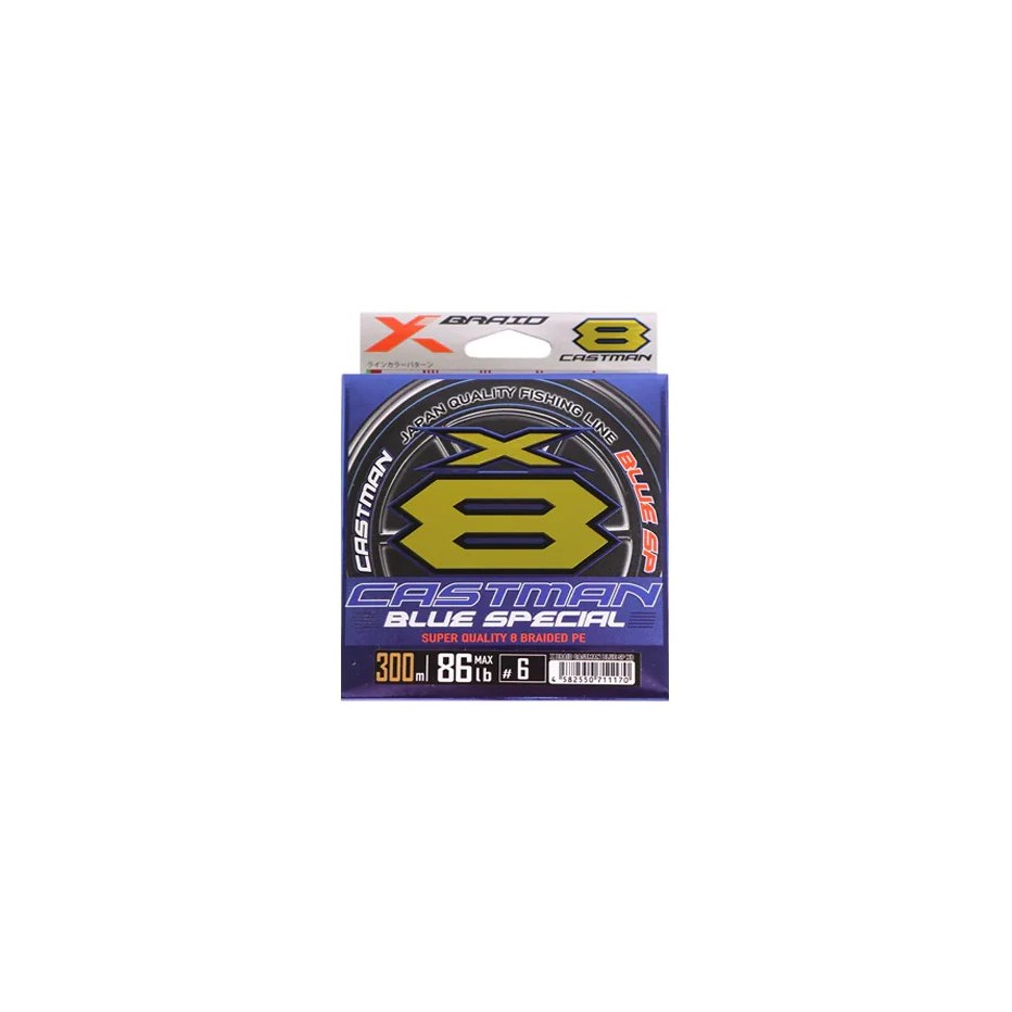 X Braid X018 Castman Blue X8 PE 300 m