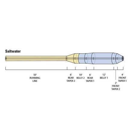 Soie Orvis Hydros Saltwater Coldwater Horizon WF - Flottante