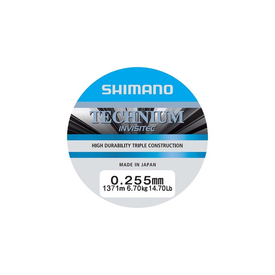 Nylon Shimano Technium Invisitec A Mono Grey Large Spool