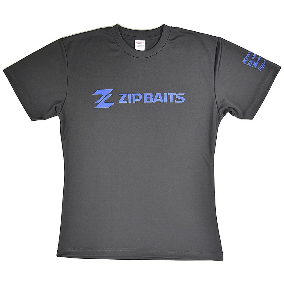 T-Shirt Zip Baits Mesh Hex Blau