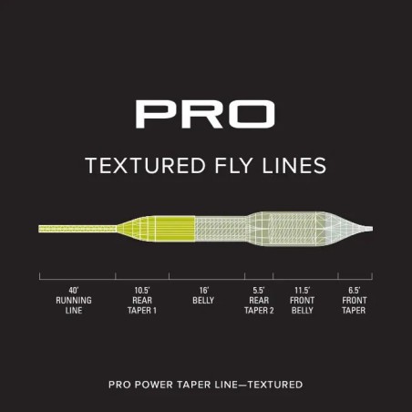Orvis Pro Power Taper Textured WF Seide | Schwimmend