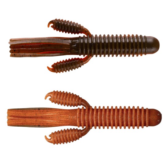 Leurre Souple Reins Craw Tube 10cm - Black Bass