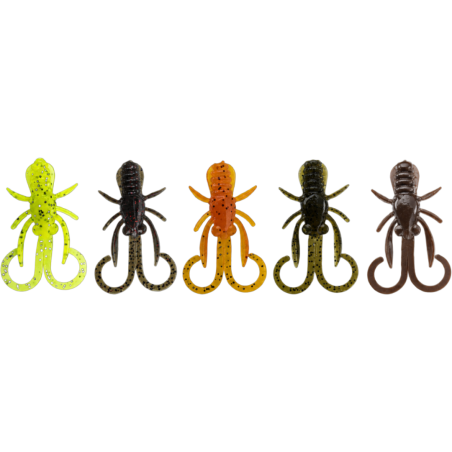 Pack Multi Colores Fish Up Baffi Fly 1.5 - Trucha, perca, black bass