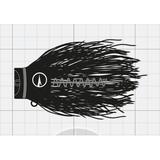 Cabeza plomada VMC Mustache Shallow 22g