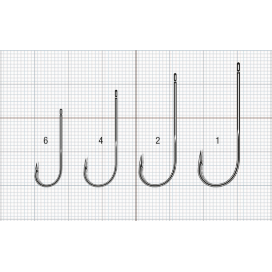 Single Hook VMC 7244 BN Surfcasting