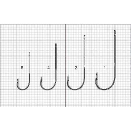 Hameçon Simple VMC 7244 BN Surfcasting