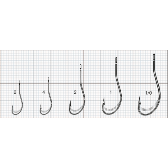 Hameçon Simple VMC 7054 Worm Hook