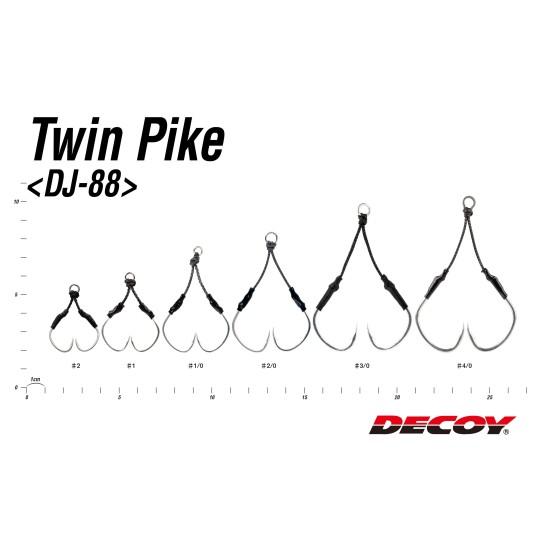 Double Assist Hook Decoy DJ 88 - Hameçons assist jigging
