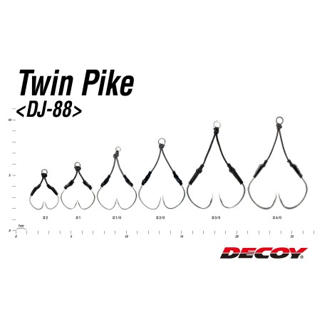 Double Assist Hook Decoy DJ 88 - Hameçons assist jigging