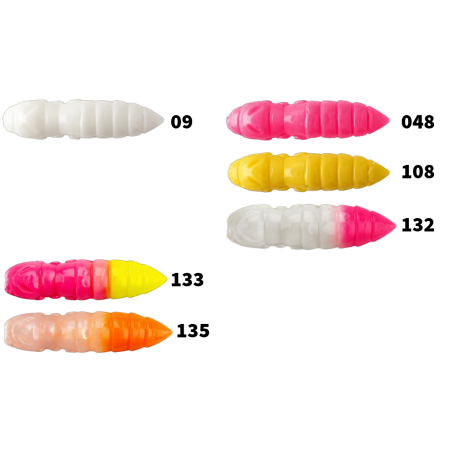 Multi Colors FishUp Pupa Pack - Kunstköder Forelle