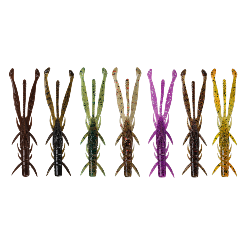 Multi Colors Fish Up Shrimp Pack - Kunstköder Kreaturen
