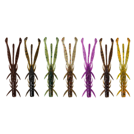 Multi Colors Fish Up Shrimp Pack - Kunstköder Kreaturen