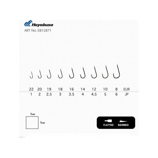 Hayabusa CHK128 BN Single Barb Hook - Iron Strong