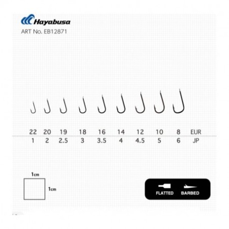 Hayabusa CHK128 BN Single Barb Hook - Iron Strong