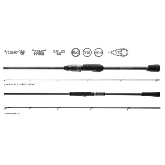 Spinning Rod Favorite Black Swan - Toray 40T Carbon