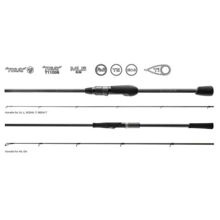 Spinning Rod Favorite Black Swan - Toray 40T Carbon